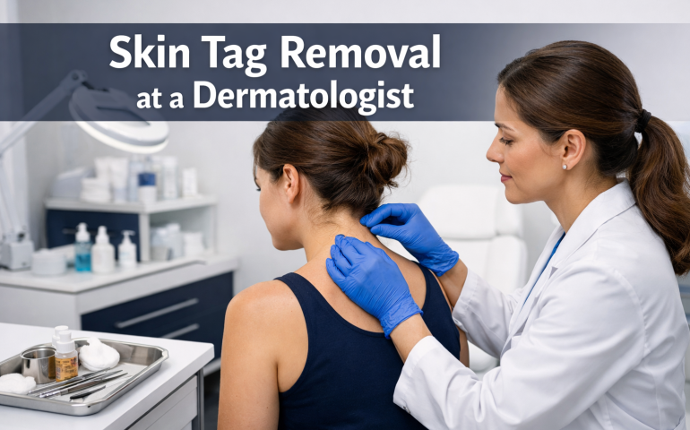 skin tag removal at dermatologist