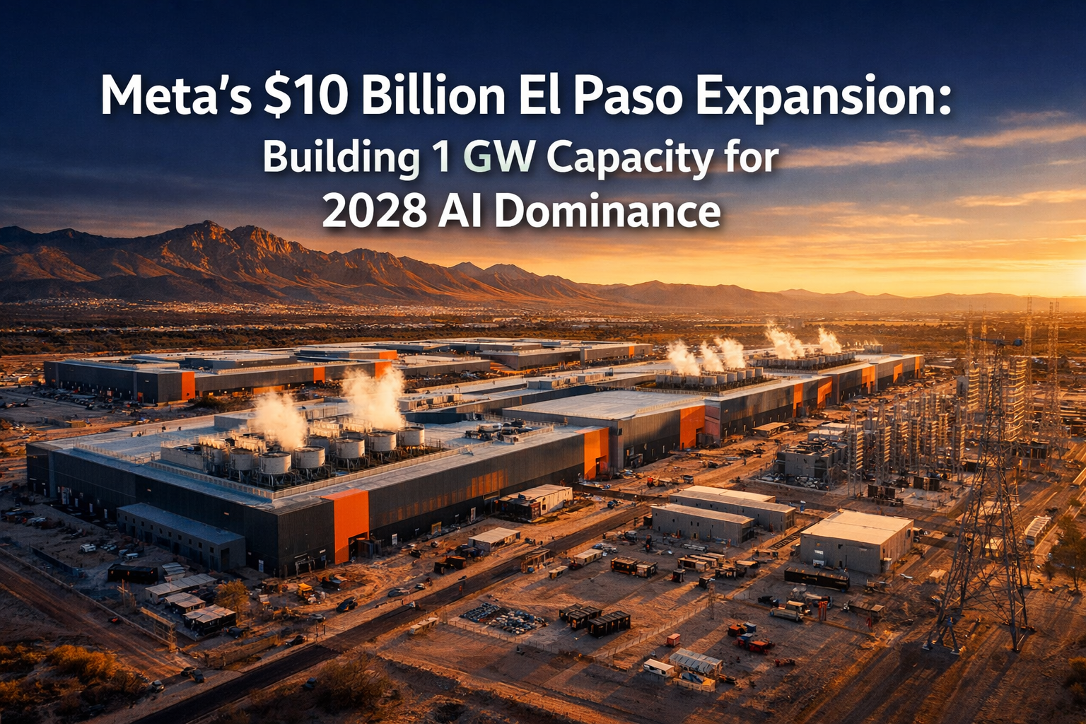 Meta's $10 Billion El Paso Expansion: Building 1 GW Capacity for 2028 AI Dominance