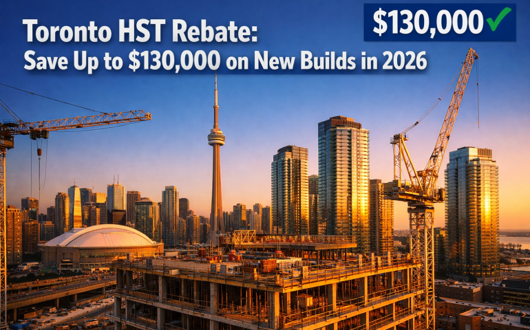 Toronto HST rebate new builds first-time home buyers 2026