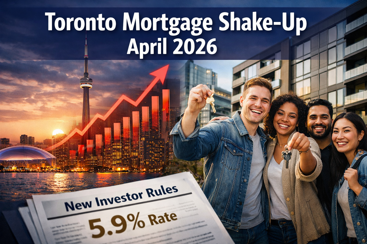 Toronto Mortgage Shake-Up April 2026: New Investor Rules, Rising Fixed Rates & Opportunities for First-Time Buyers and Self-Employed Borrowers