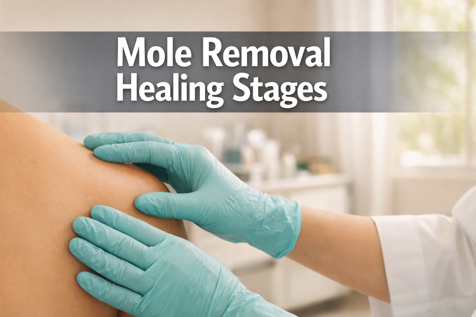 mole removal healing stages